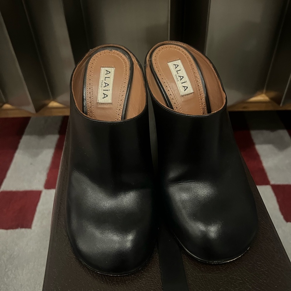 Alaia Heeled Mules
